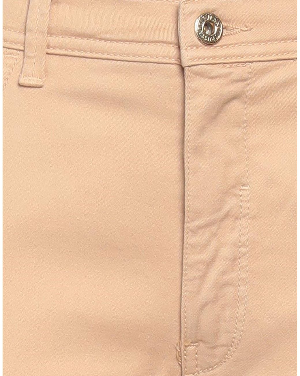 Trussardi Natural Pants Cotton, Elastane