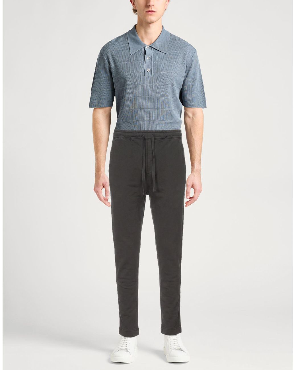 Crossley Gray Charcoal Pants Cotton for men
