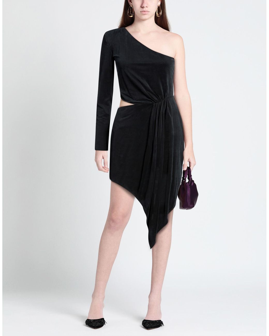 GAUGE81 Black Mini-Kleid