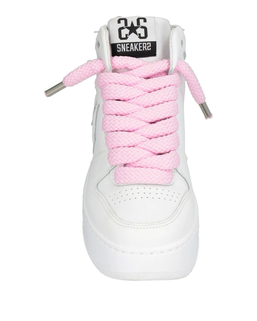 2 Star Pink Sneakers Leather
