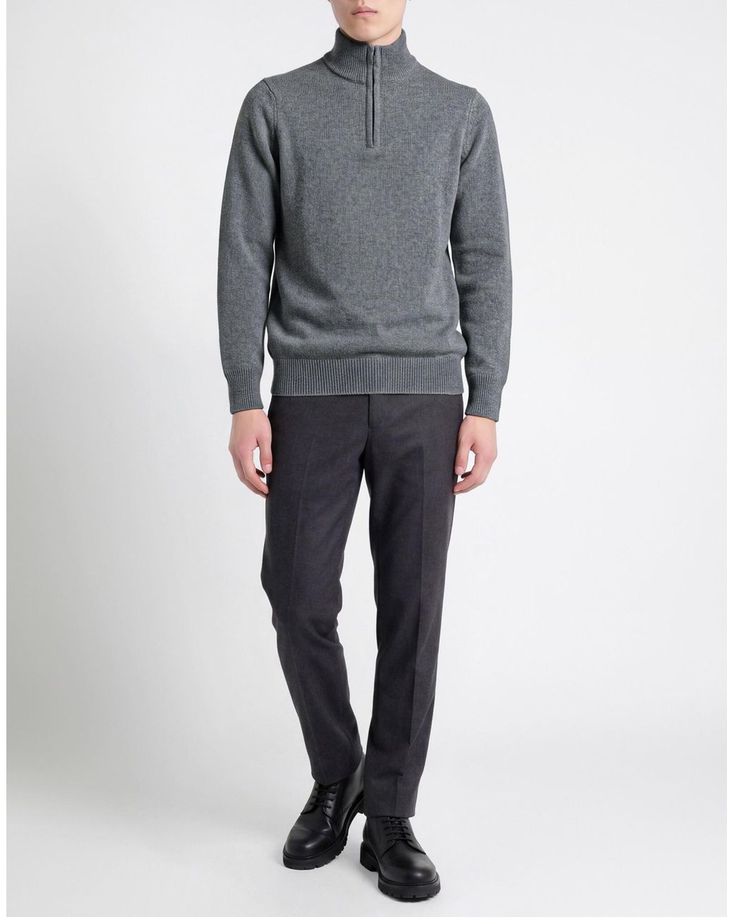 Aragona Gray Sweater Cashmere for men