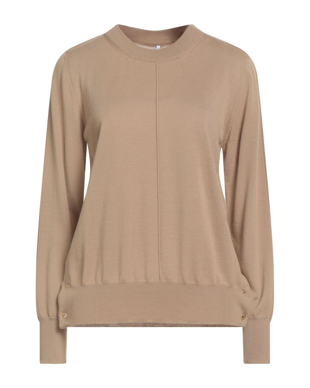 Liviana Conti Natural Sand Sweater Virgin Wool