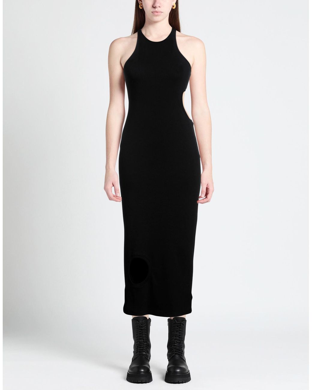 Off-White c/o Virgil Abloh Black Midi Dress