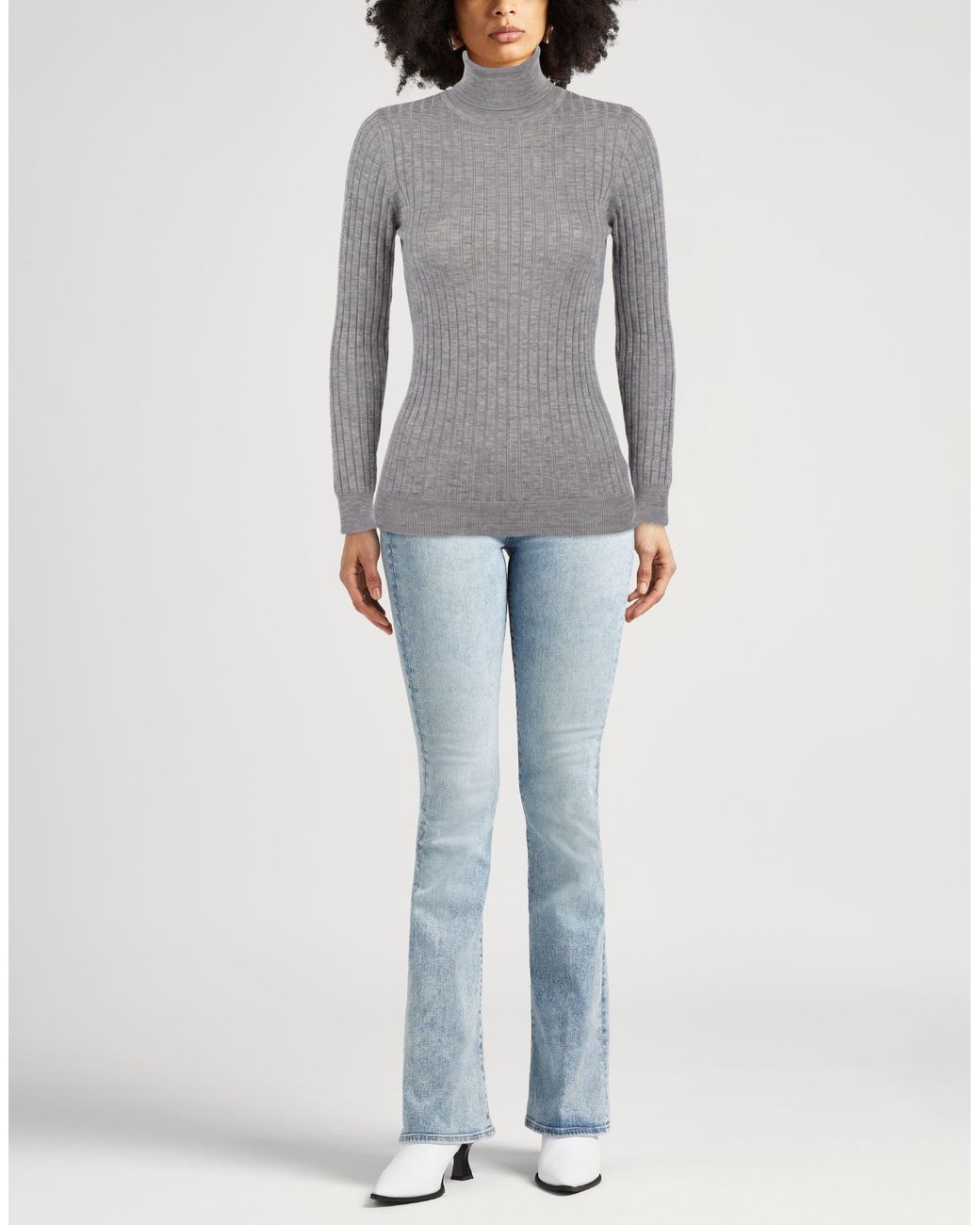 Elisabetta Franchi Gray Turtlenecks