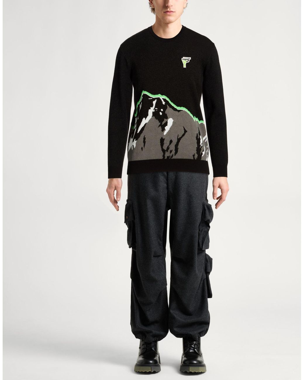 Pullover Ice Play de hombre de color Black