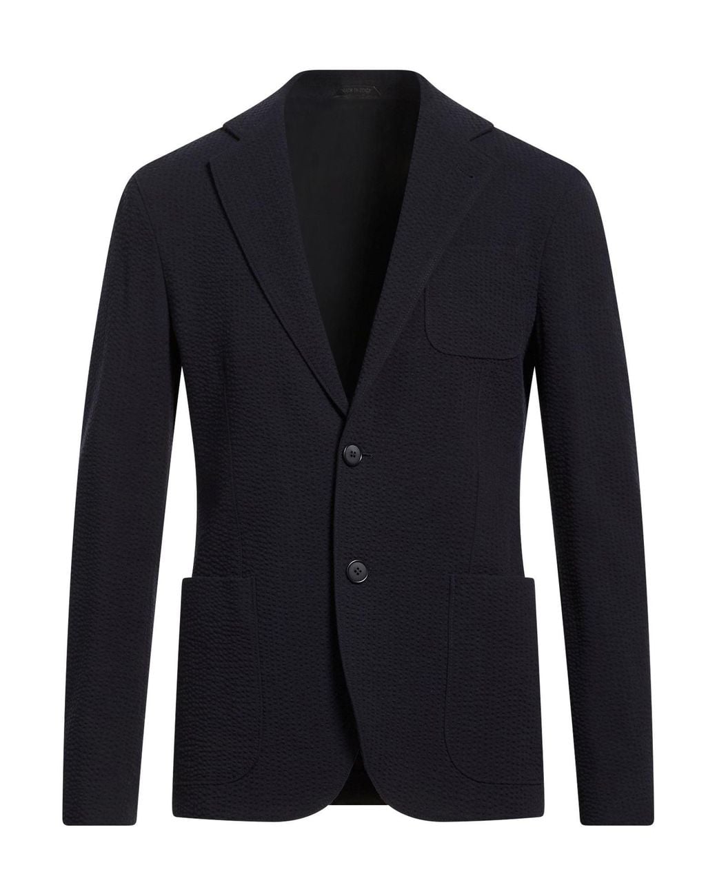Giorgio Armani Blue Midnight Blazer Virgin Wool, Cashmere, Elastane for men