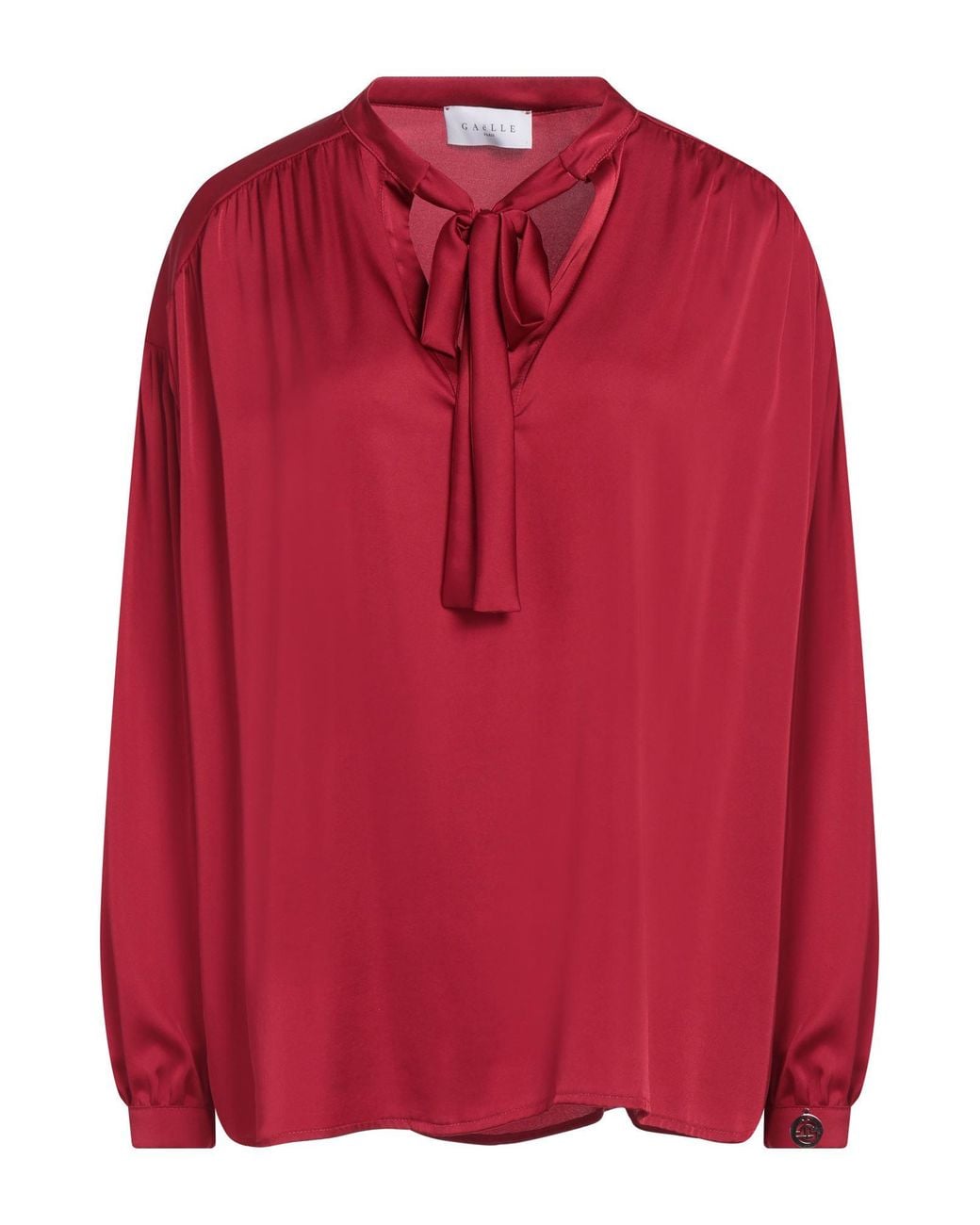 Gaelle Paris Red Top Polyester, Elastane