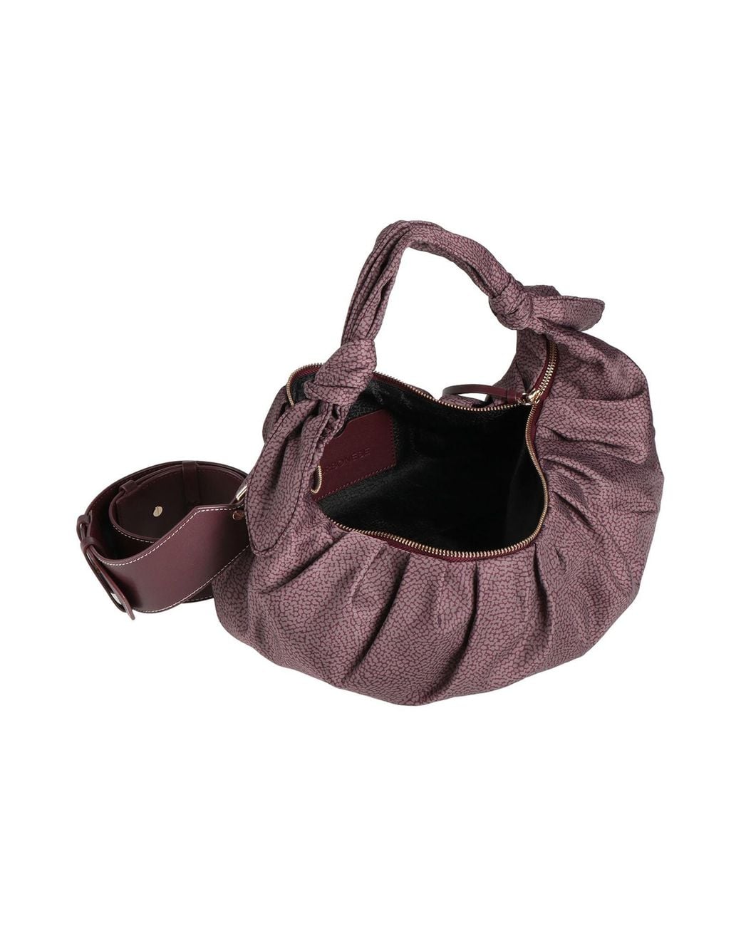 Borbonese Purple Shoulder Bag