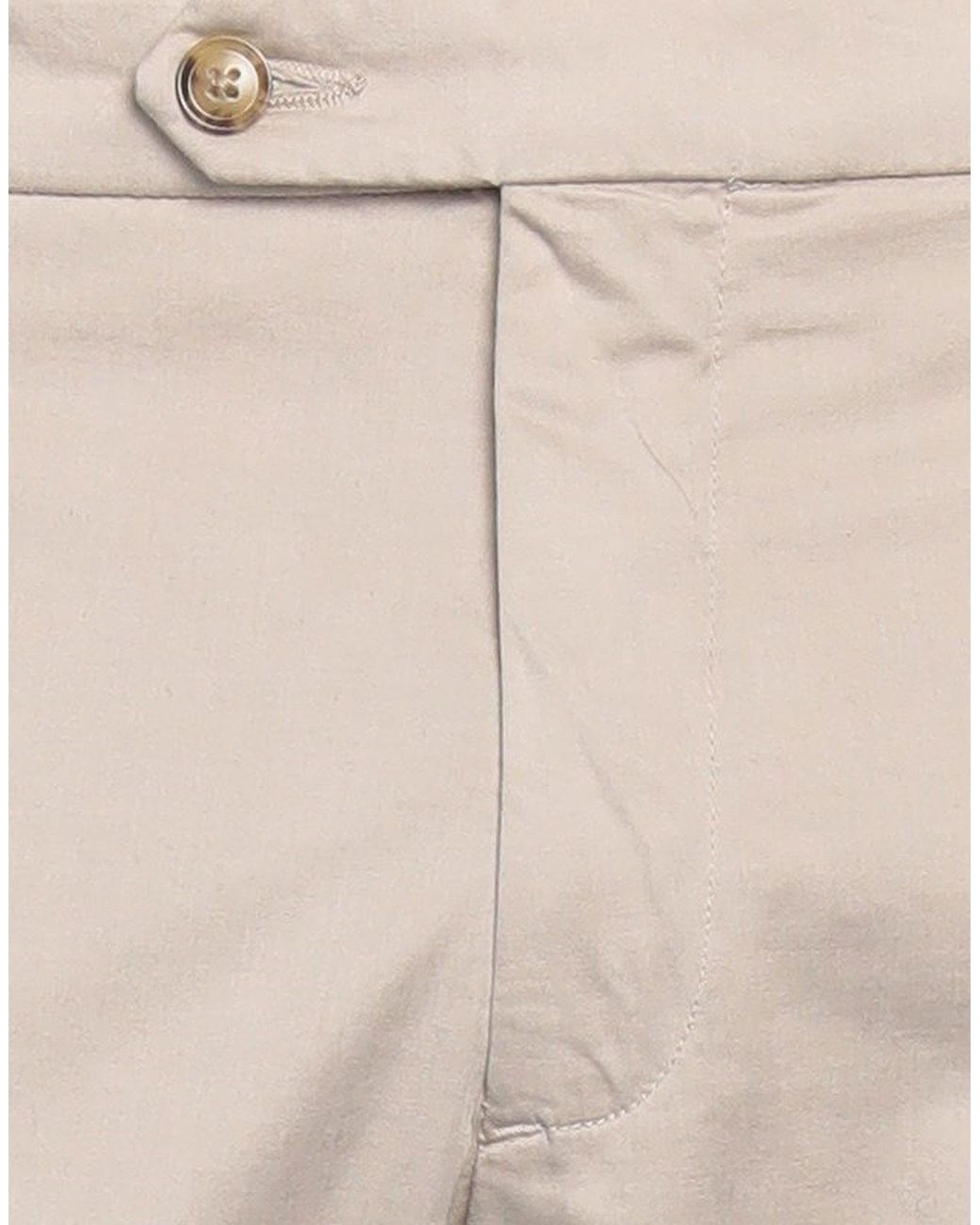 Trussardi Natural Pants Cotton, Elastane for men