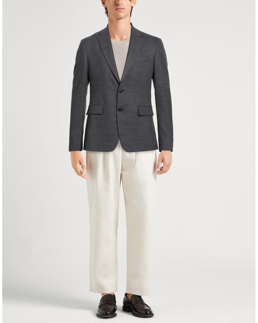 Grifoni Black Blazer Wool, Elastane for men