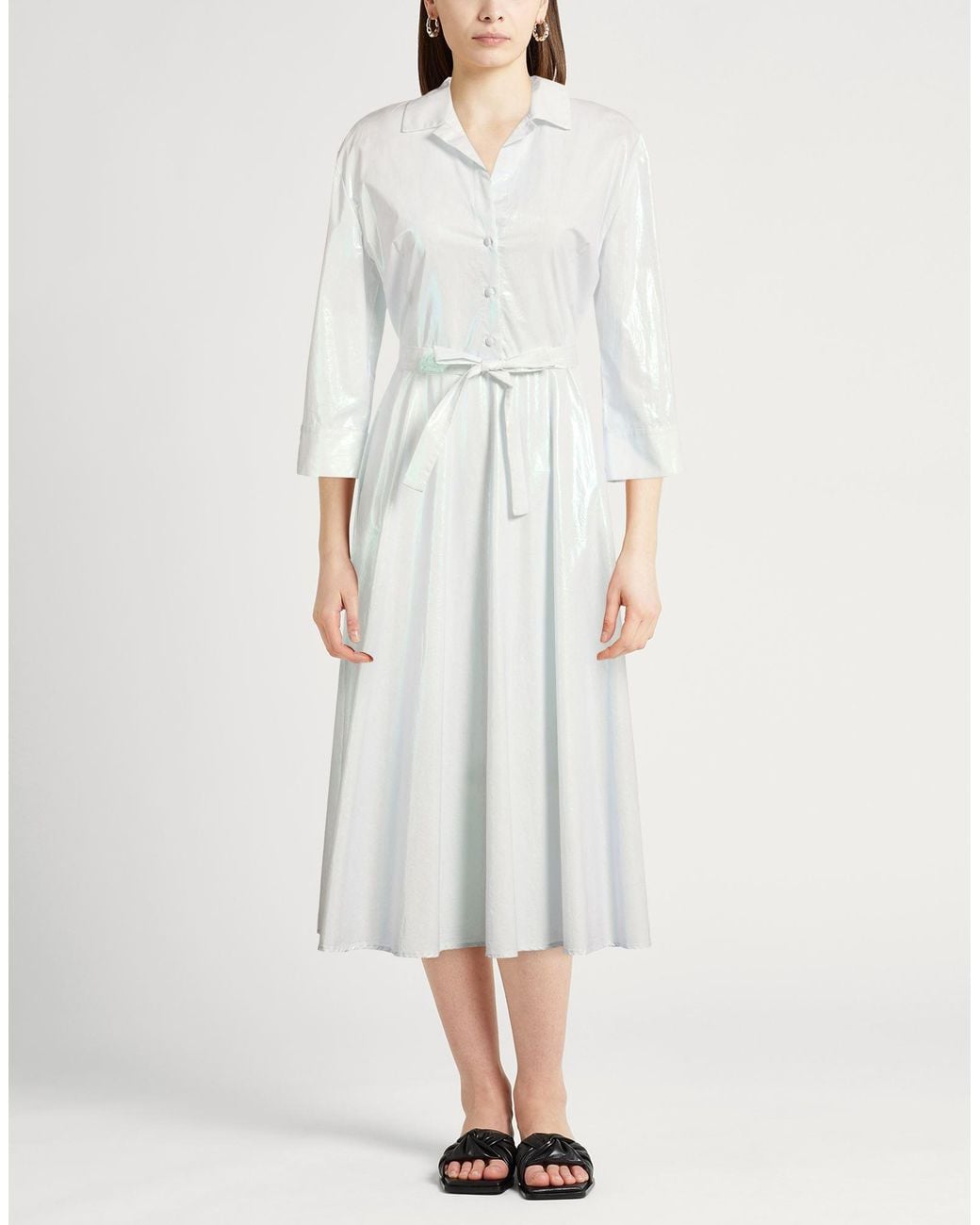 Jucca White Midi Dress
