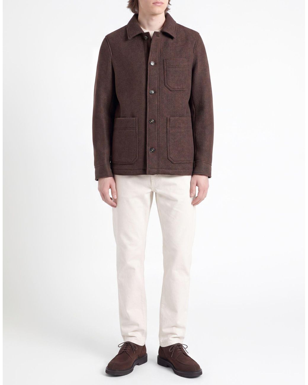 Manuel Ritz Brown Jacket for men
