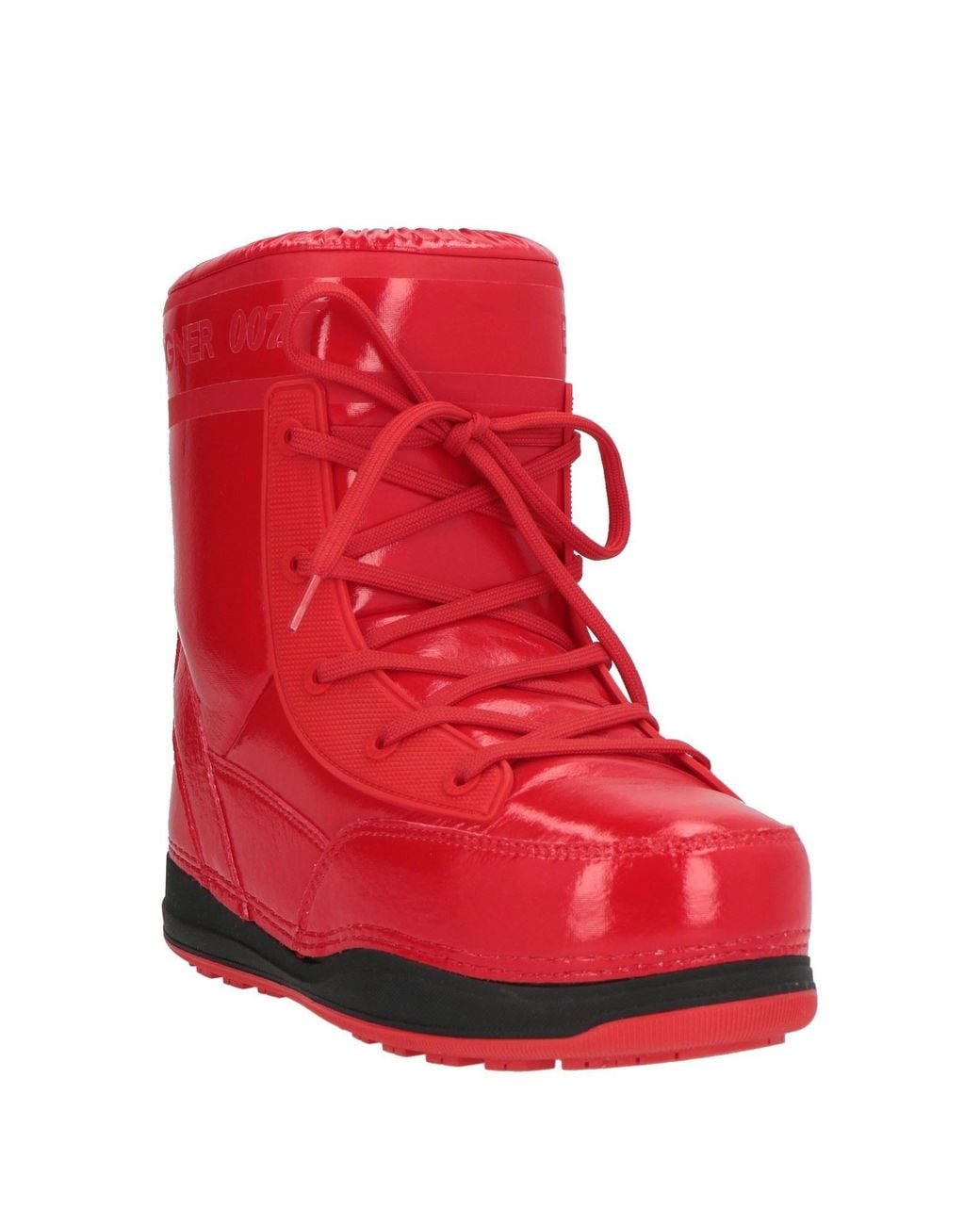 Bogner Red Ankle Boots