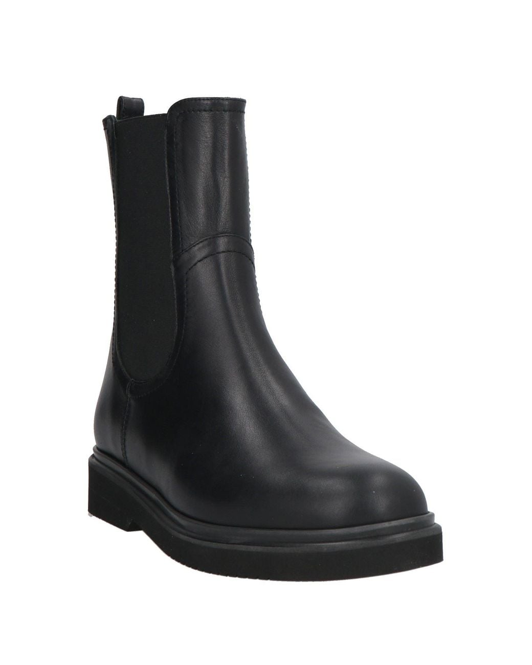 Paloma Barceló Black Ankle Boots Leather