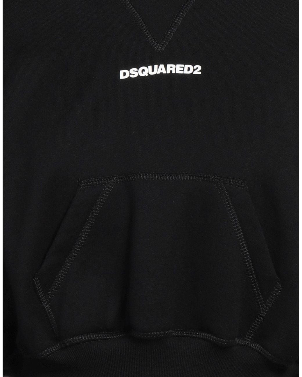 DSquared² Black Cotton Baseball Sweatshirt