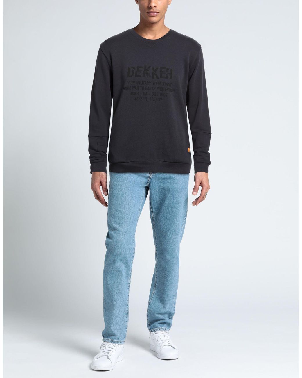 Dekker Blue Midnight Sweatshirt Cotton, Elastane for men