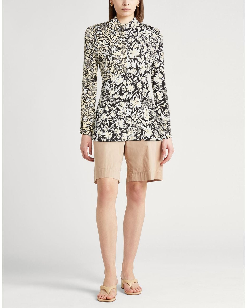 Jil Sander White T-Shirt Viscose, Elastane