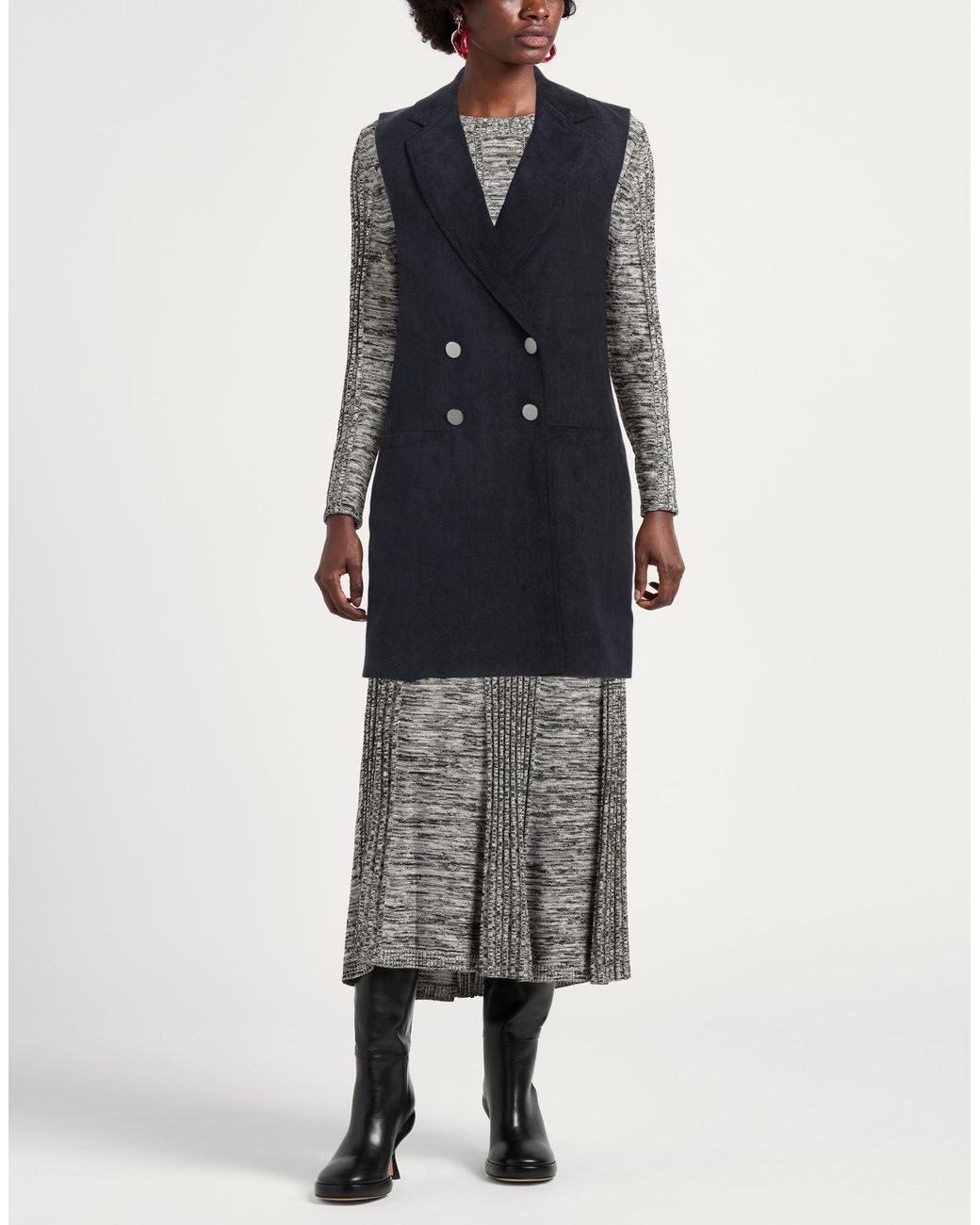 ARMANI EXCHANGE Blue Overcoat & Trench Coat