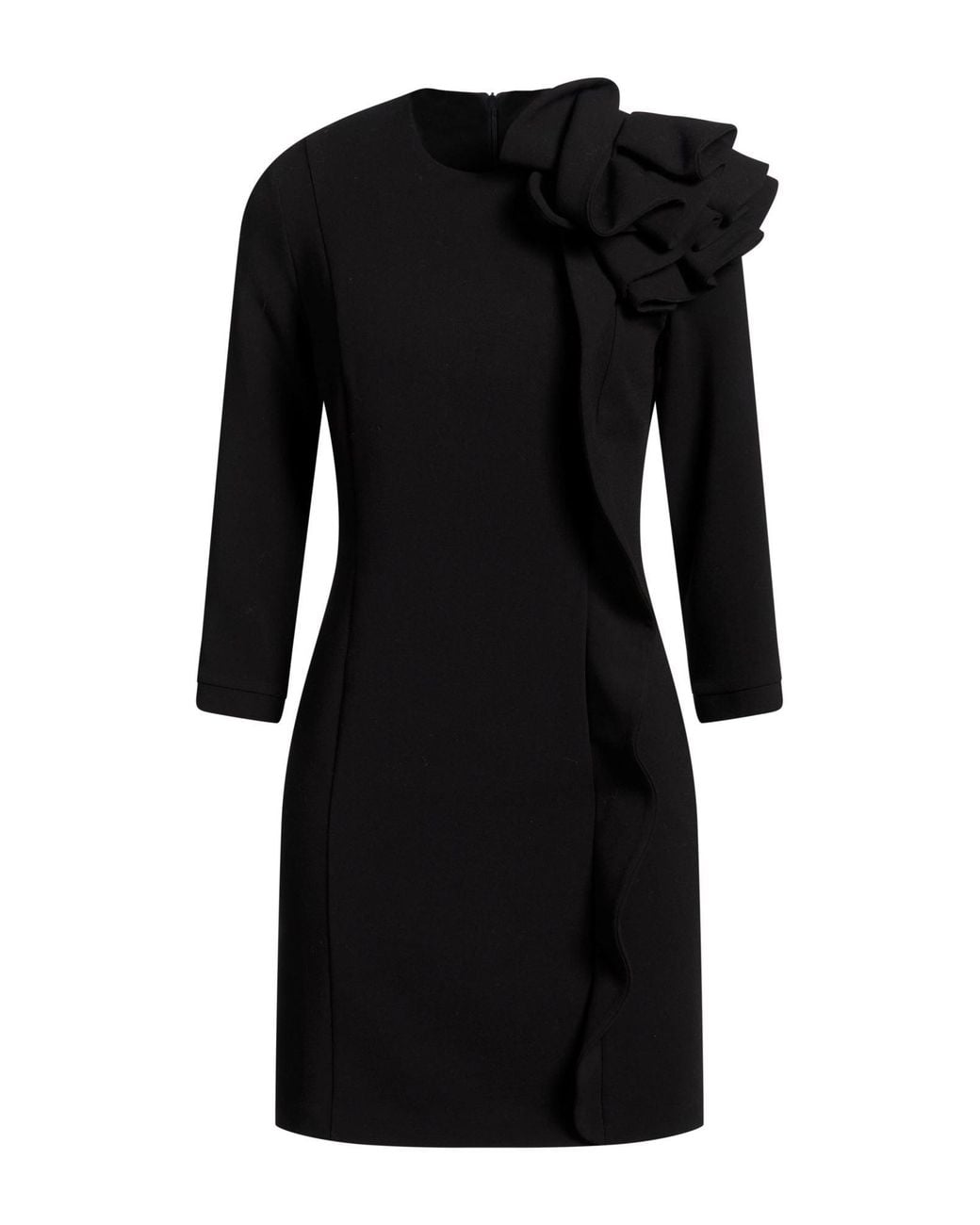 Babylon Black Mini Dress Polyester, Viscose, Elastane
