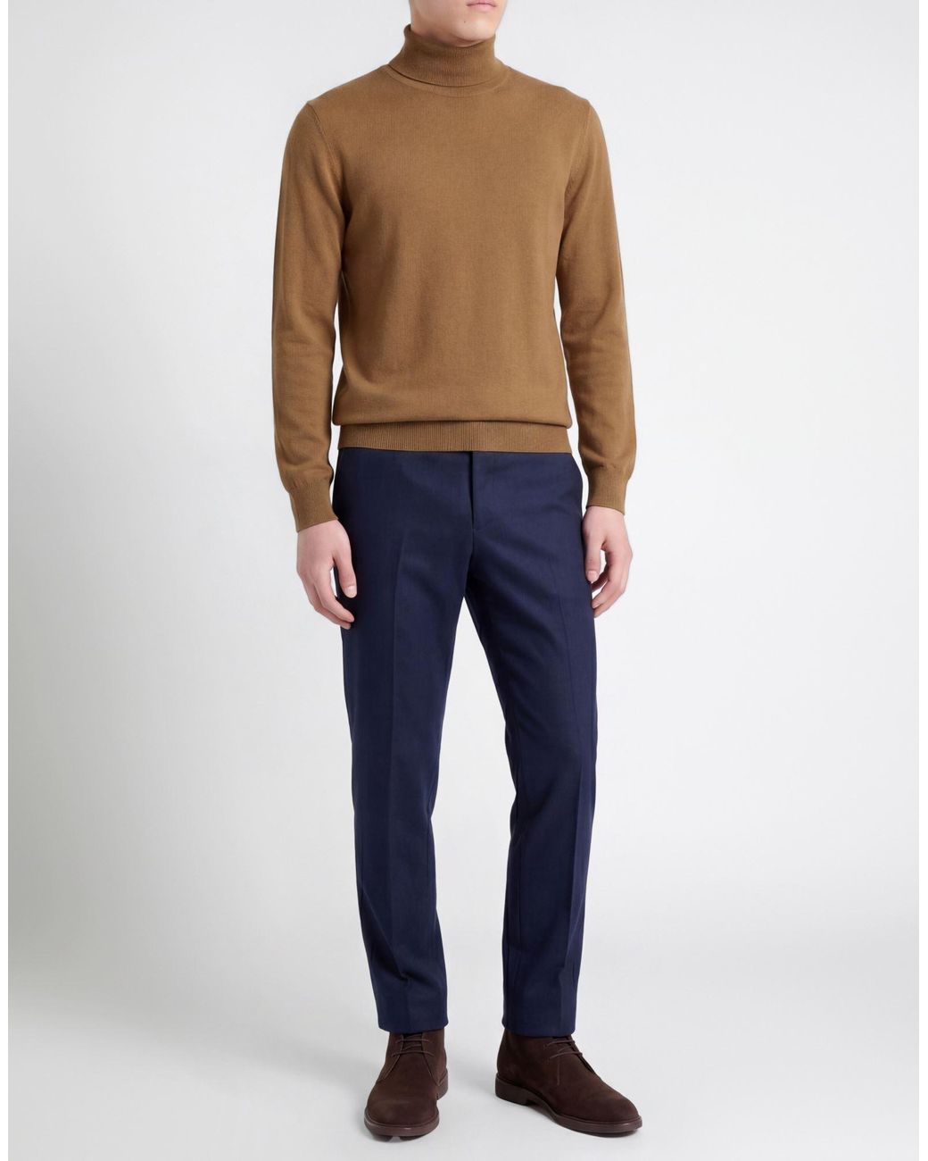Gran Sasso Brown Turtlenecks for men