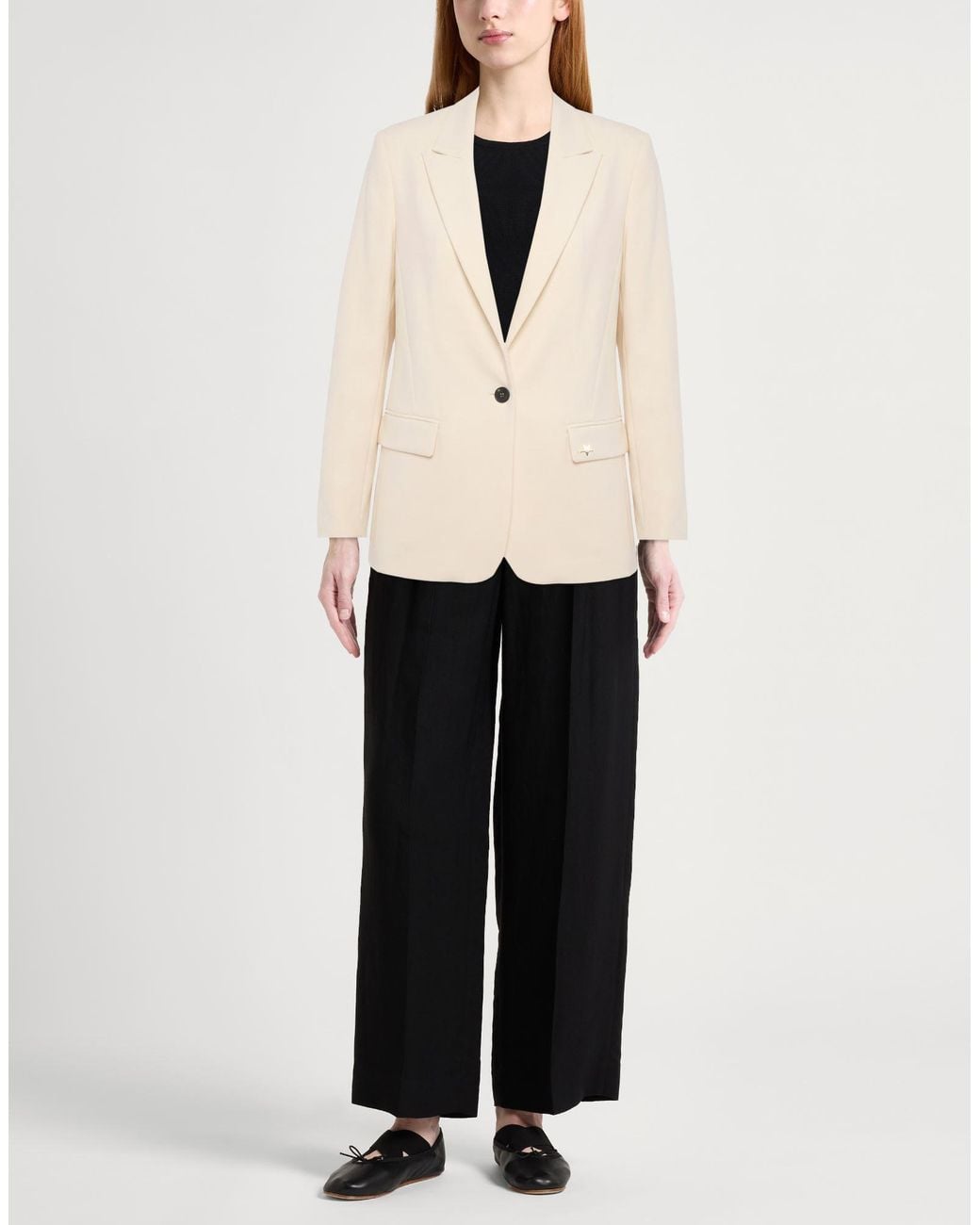 Souvenir Clubbing Natural Blazer Polyester, Elastane