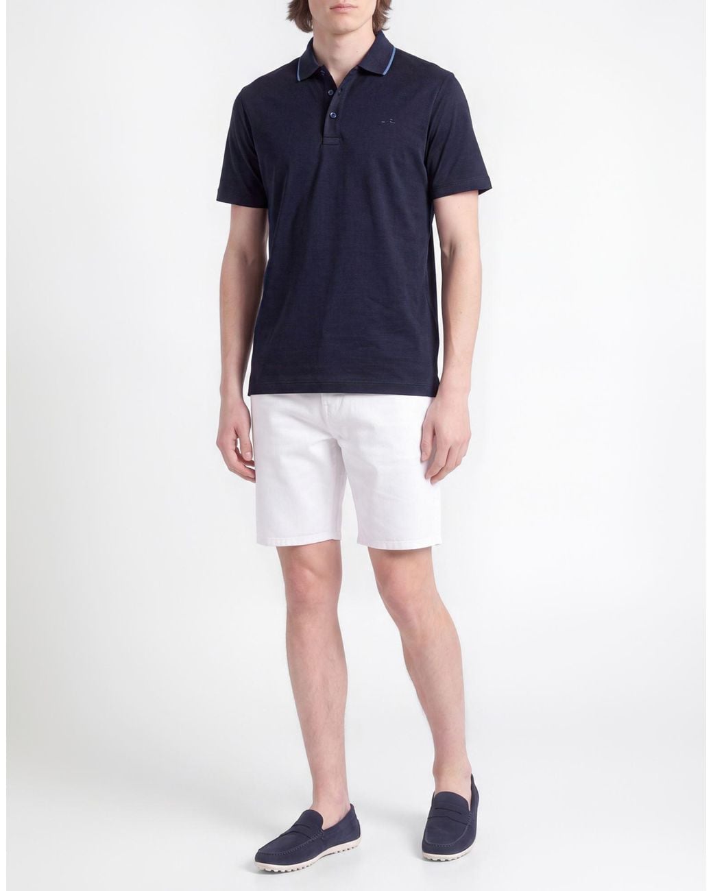 Paul & Shark Black Midnight Polo Shirt Cotton for men
