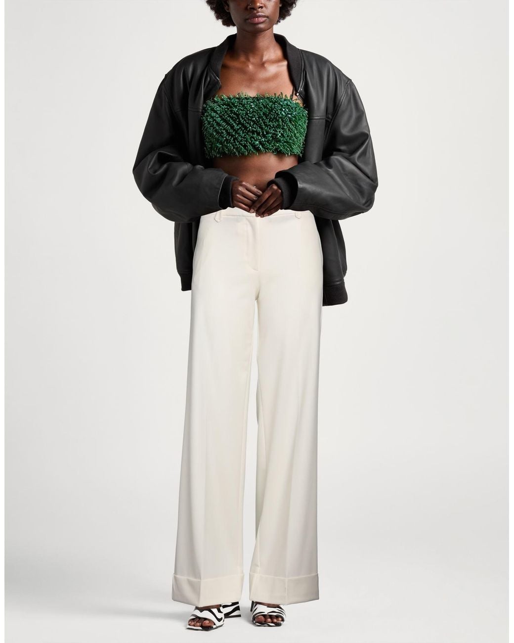 Pinko White Trouser