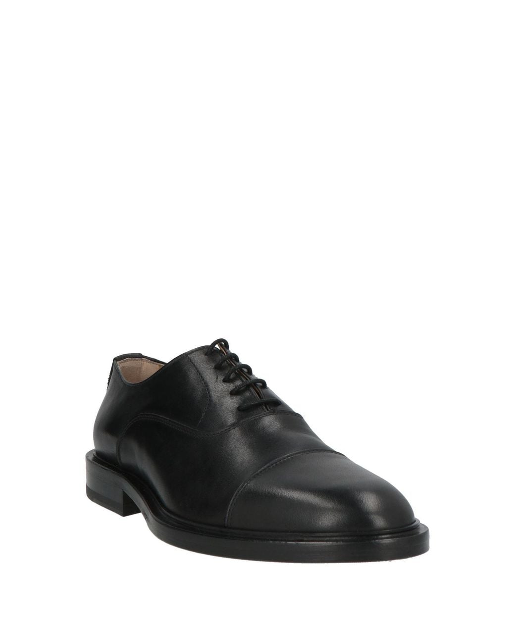 Stringate di Testoni in Black da Uomo