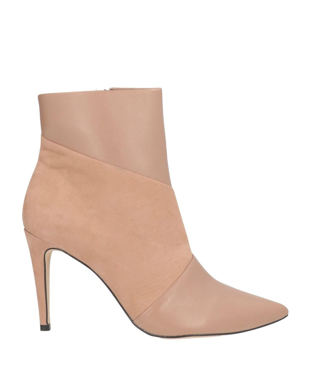 Miss Unique Brown Ankle Boots Leather