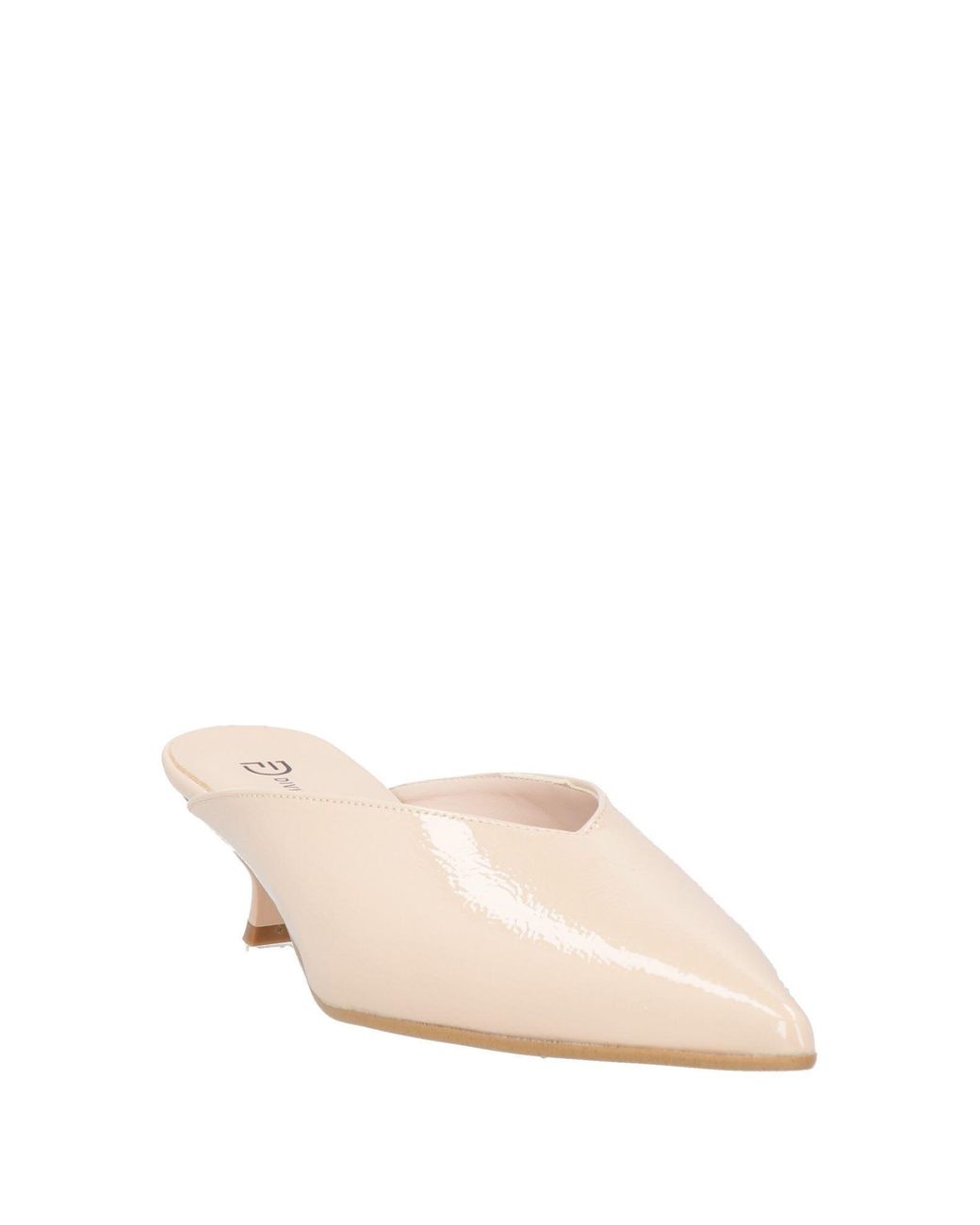 Divine Follie Natural Mules & Clogs Synthetic Material