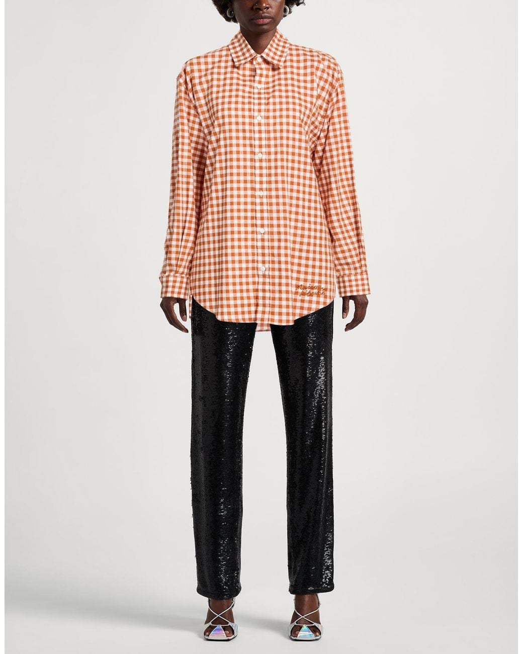 Maison Kitsuné Orange Shirt