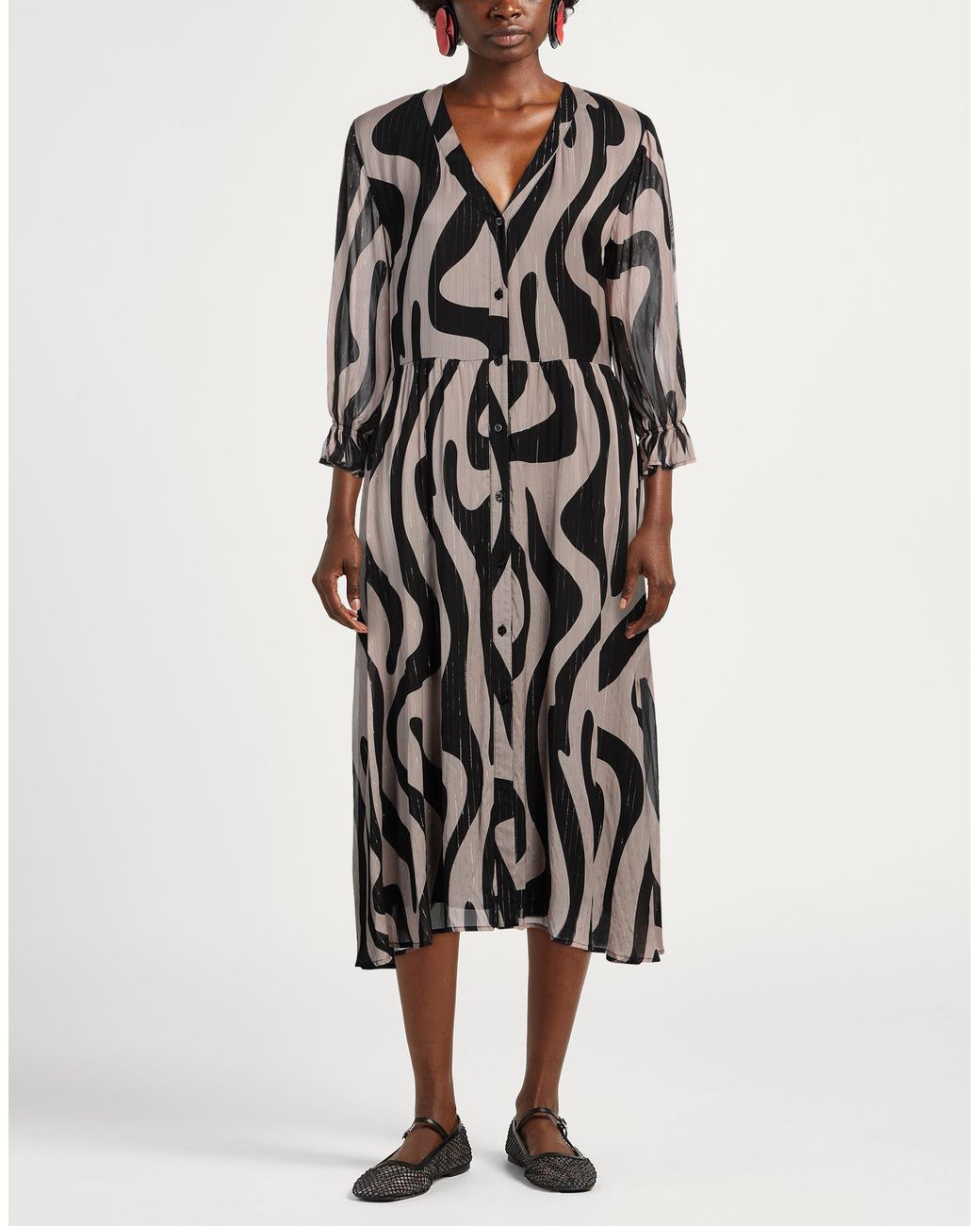Liu Jo Black Midi Dress