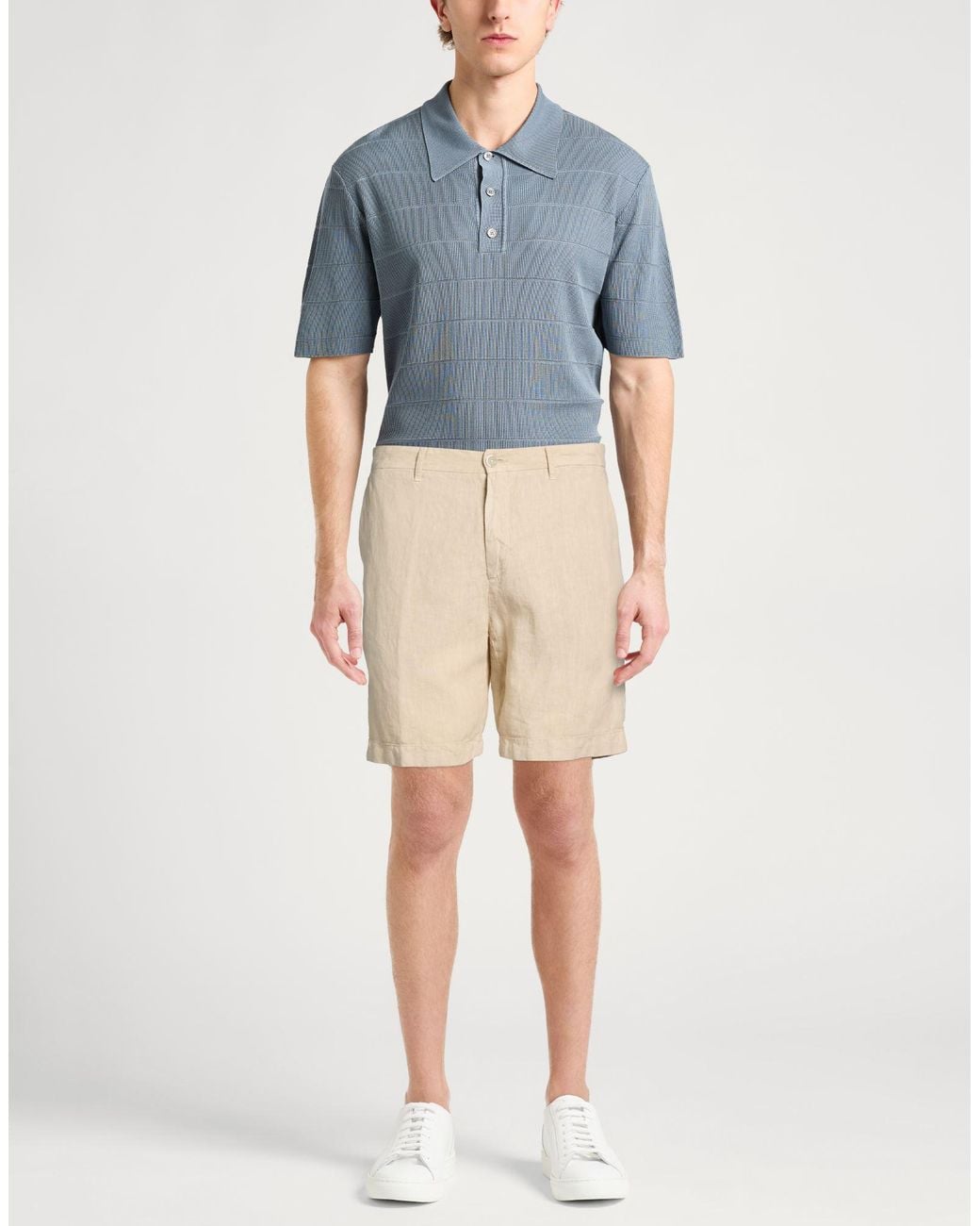 120% Lino Natural Shorts & Bermuda Shorts for men