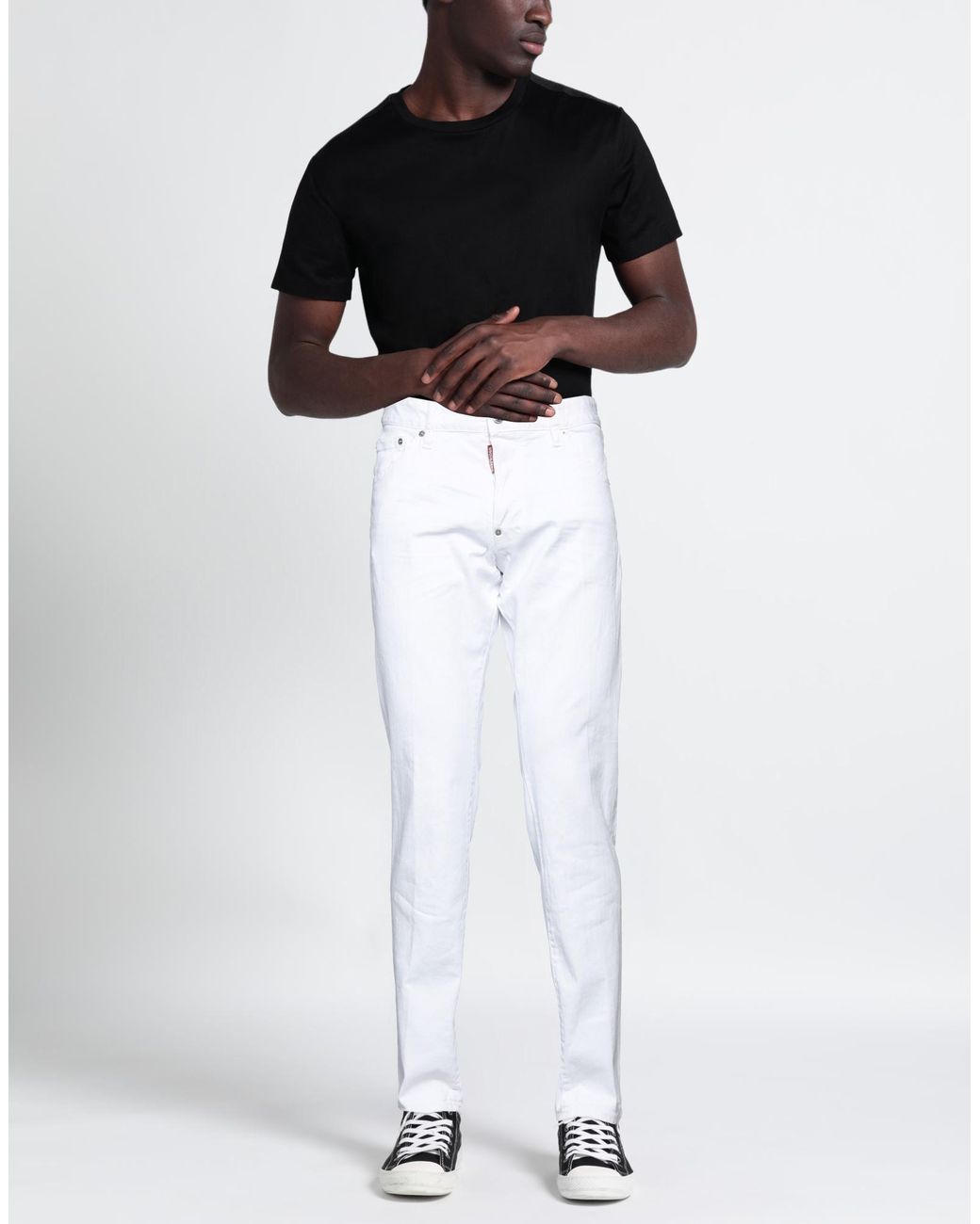 DSquared² White Jeans for men