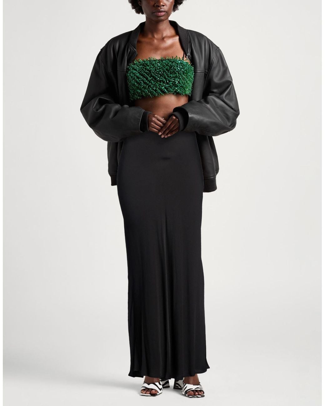 Twinset Black Maxi Skirt