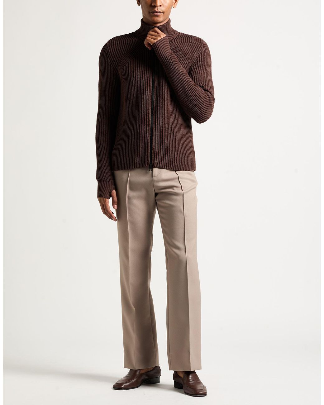 JG1 Brown Cardigan for men