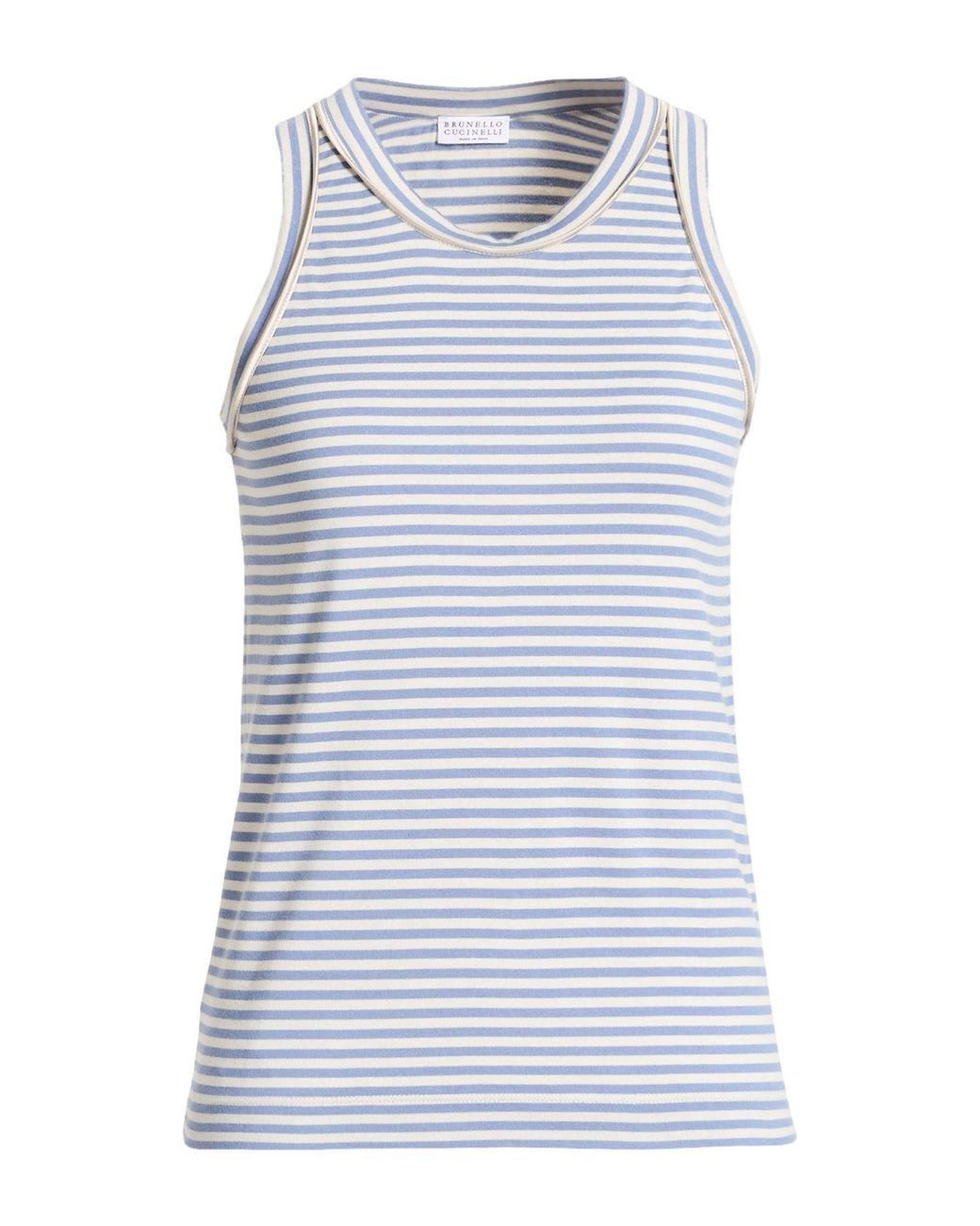 Brunello Cucinelli Blue Tank Tops