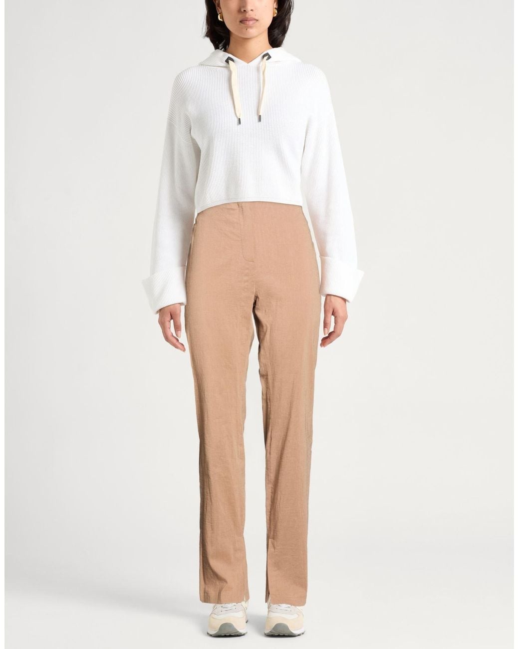 Alysi Natural Pants Linen, Lyocell, Elastane