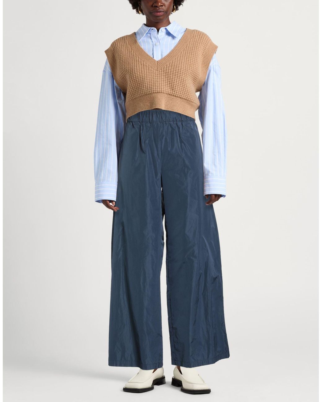 P.A.R.O.S.H. Blue Pants Polyester