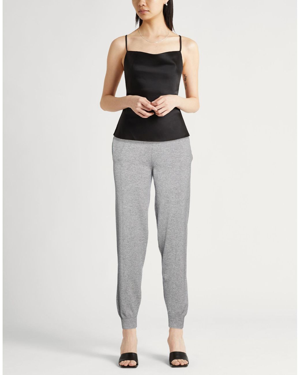 Ballantyne Gray Pants Wool
