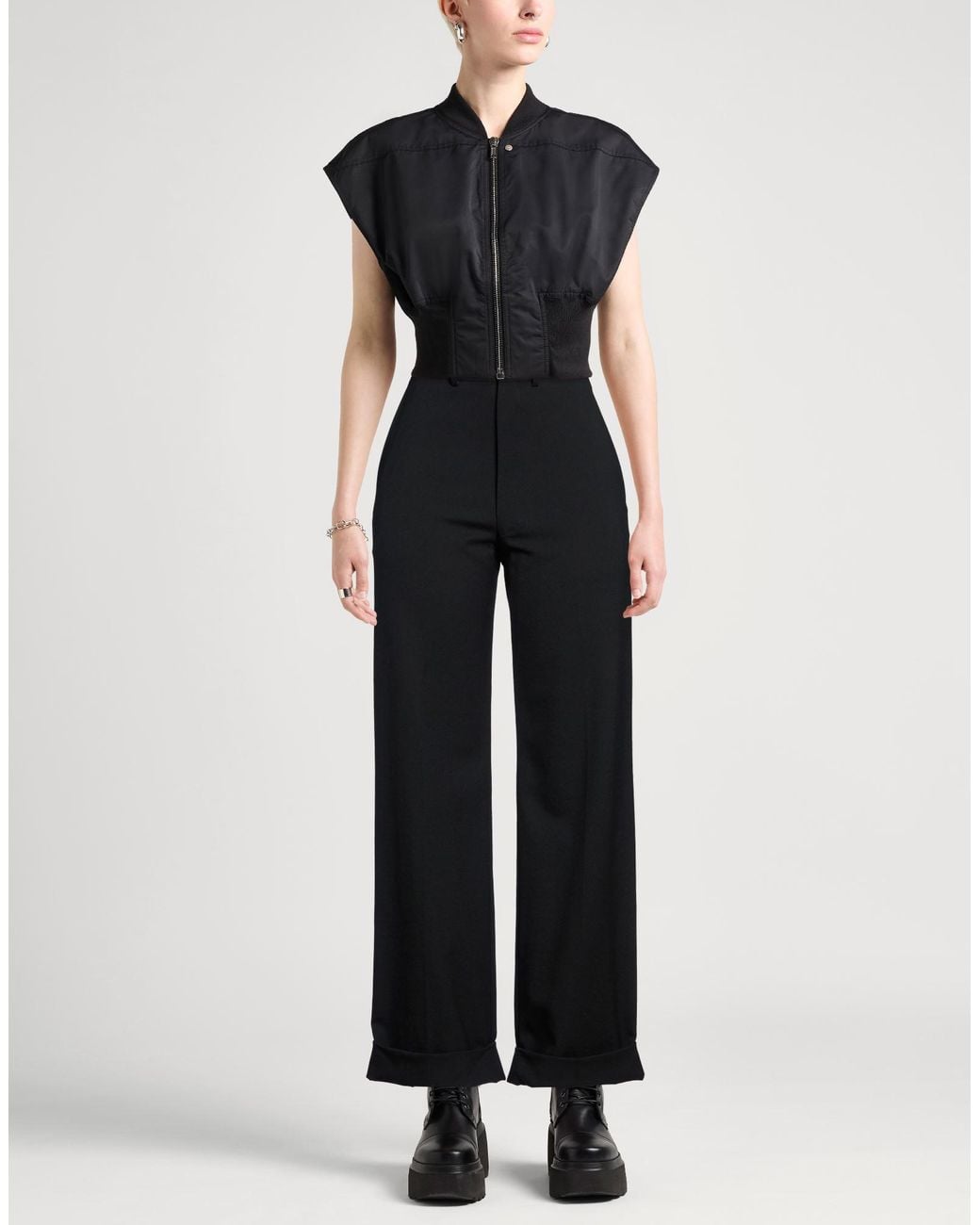 Junya Watanabe Black Pants Wool, Polyurethane