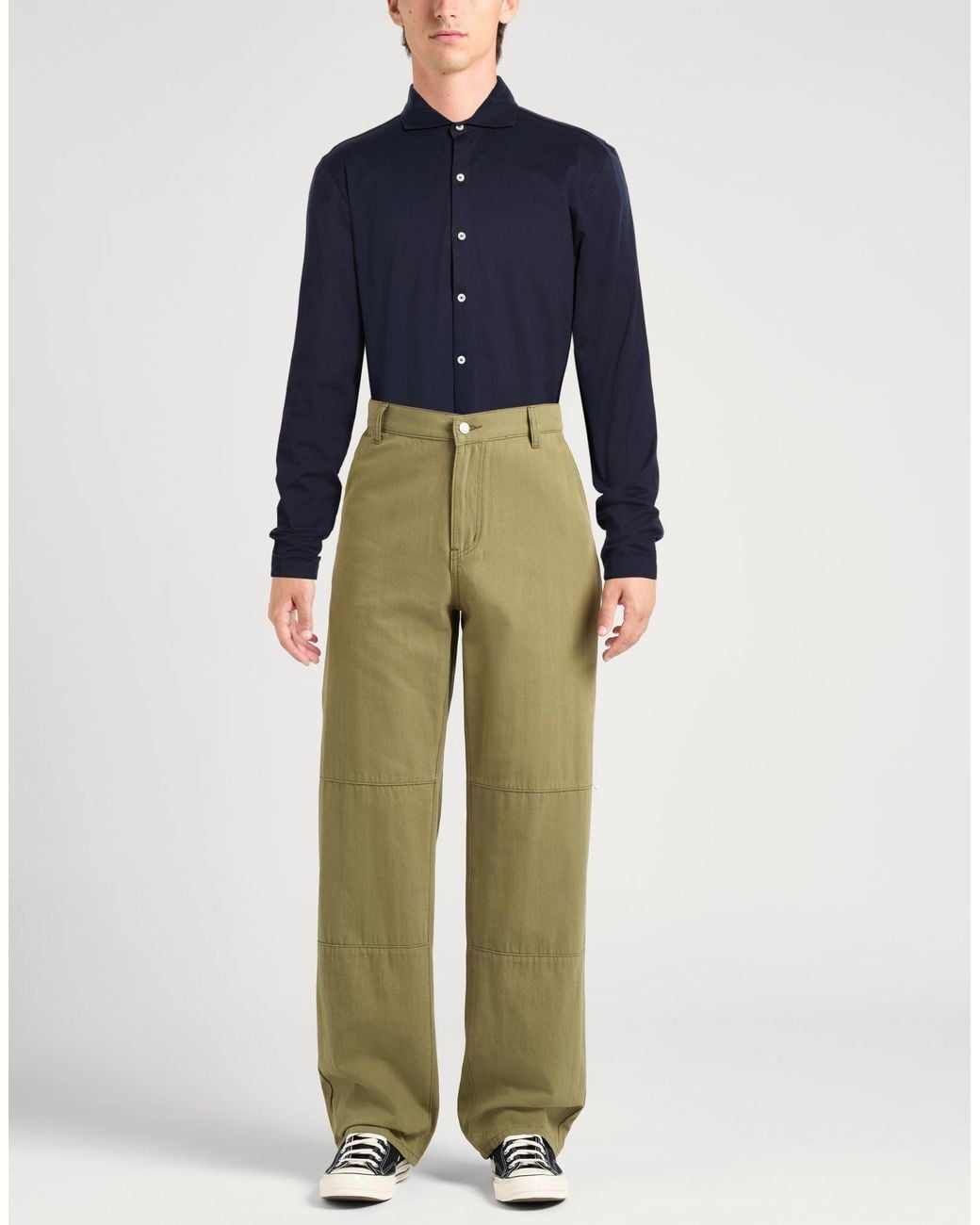 Dondup Blue Midnight Shirt Cotton for men