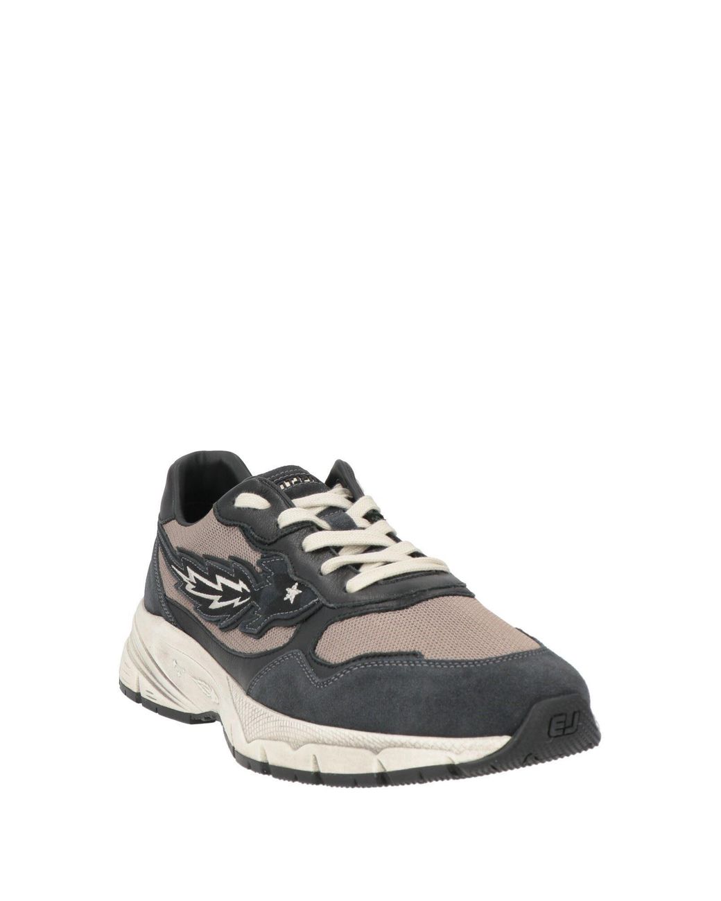 ENTERPRISE JAPAN Gray Sneakers Cow Leather, Textile Fibers for men