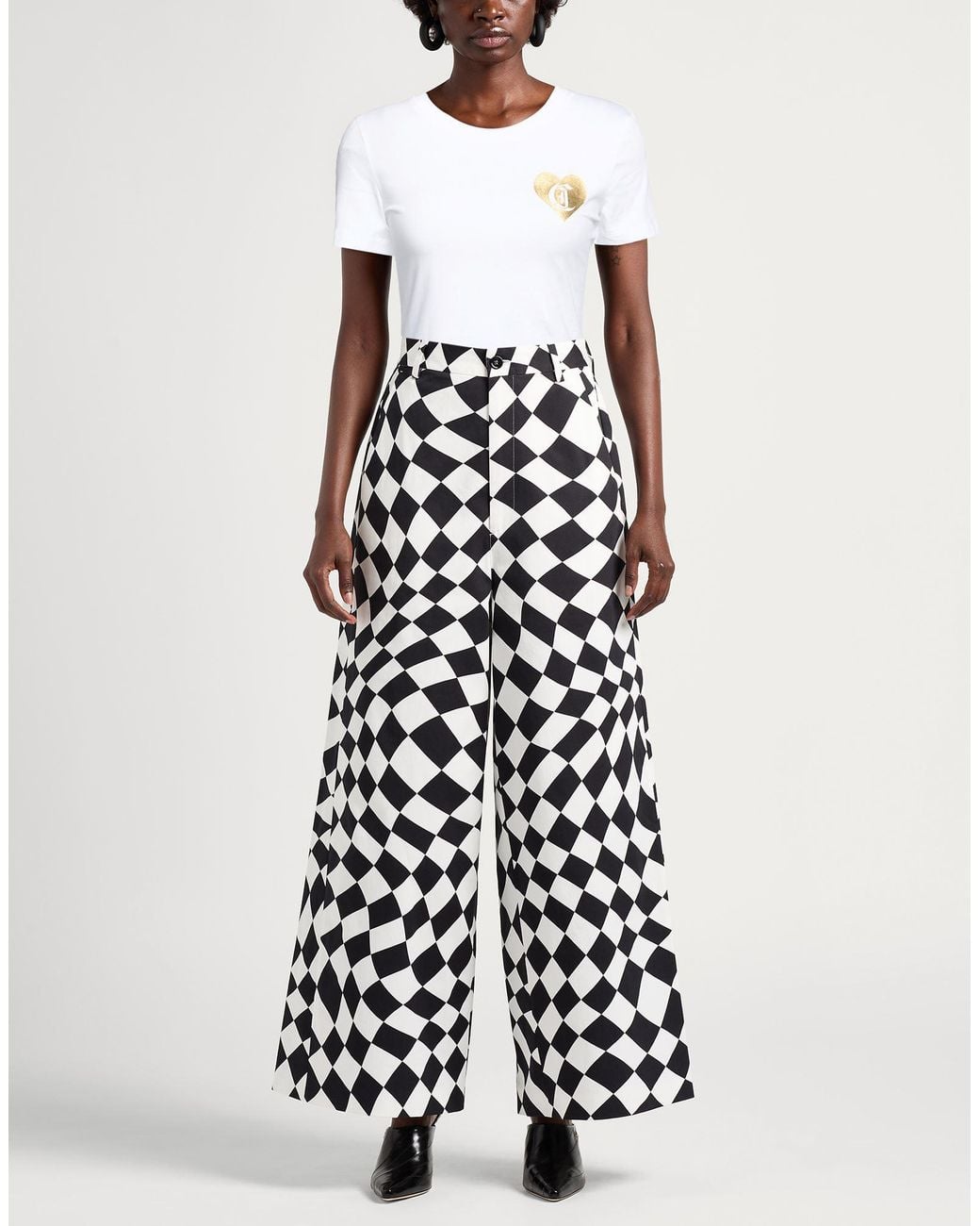 Just Cavalli White T-Shirt Cotton, Elastane
