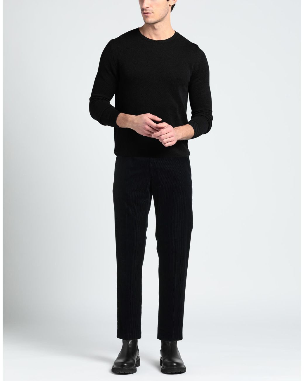 Windsor. Black Trouser for men
