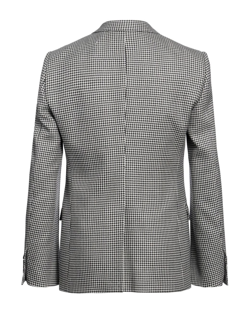 McQueen Gray Blazer Wool, Cupro, Cotton for men