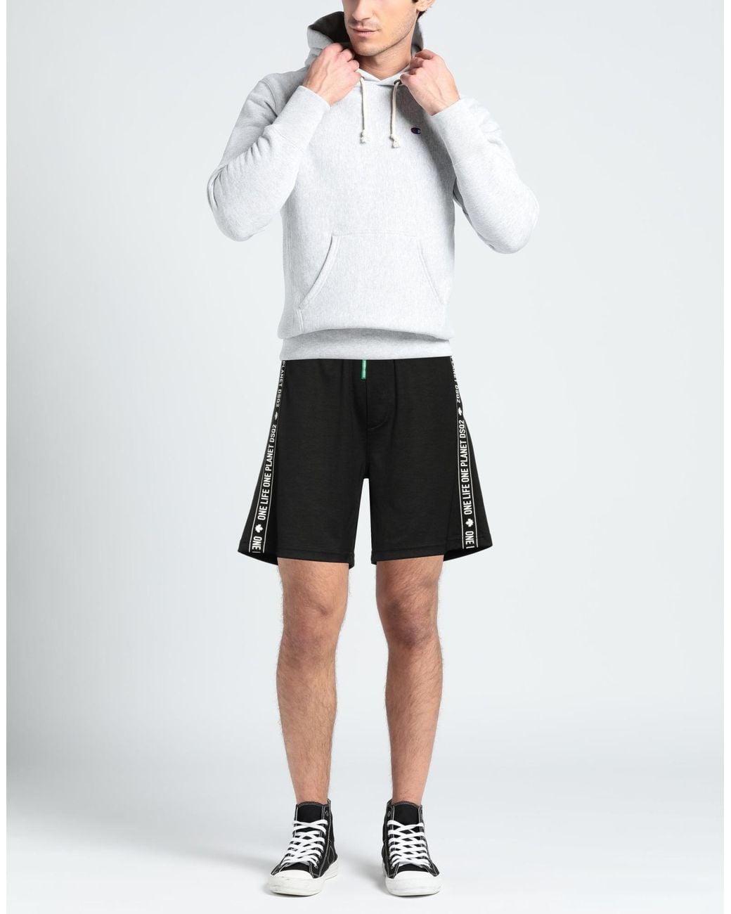 DSquared² Black Shorts & Bermuda Shorts for men