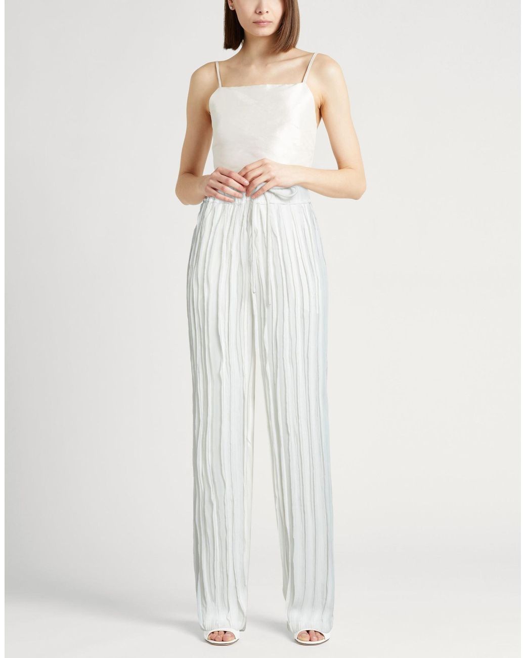 Alysi White Trouser