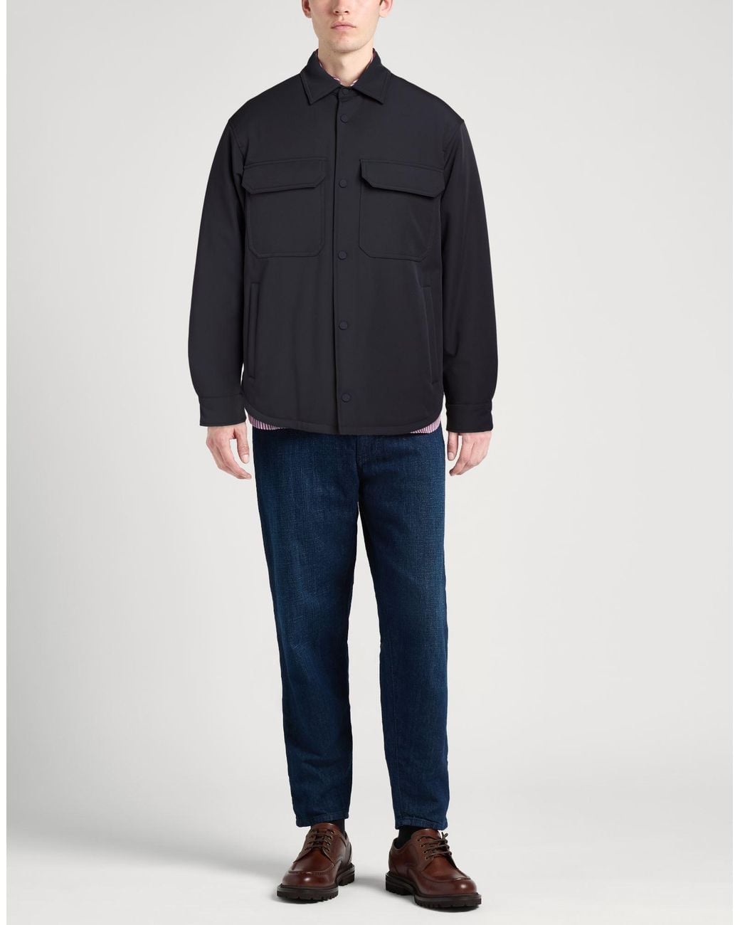 Emporio Armani Blue Jacket for men