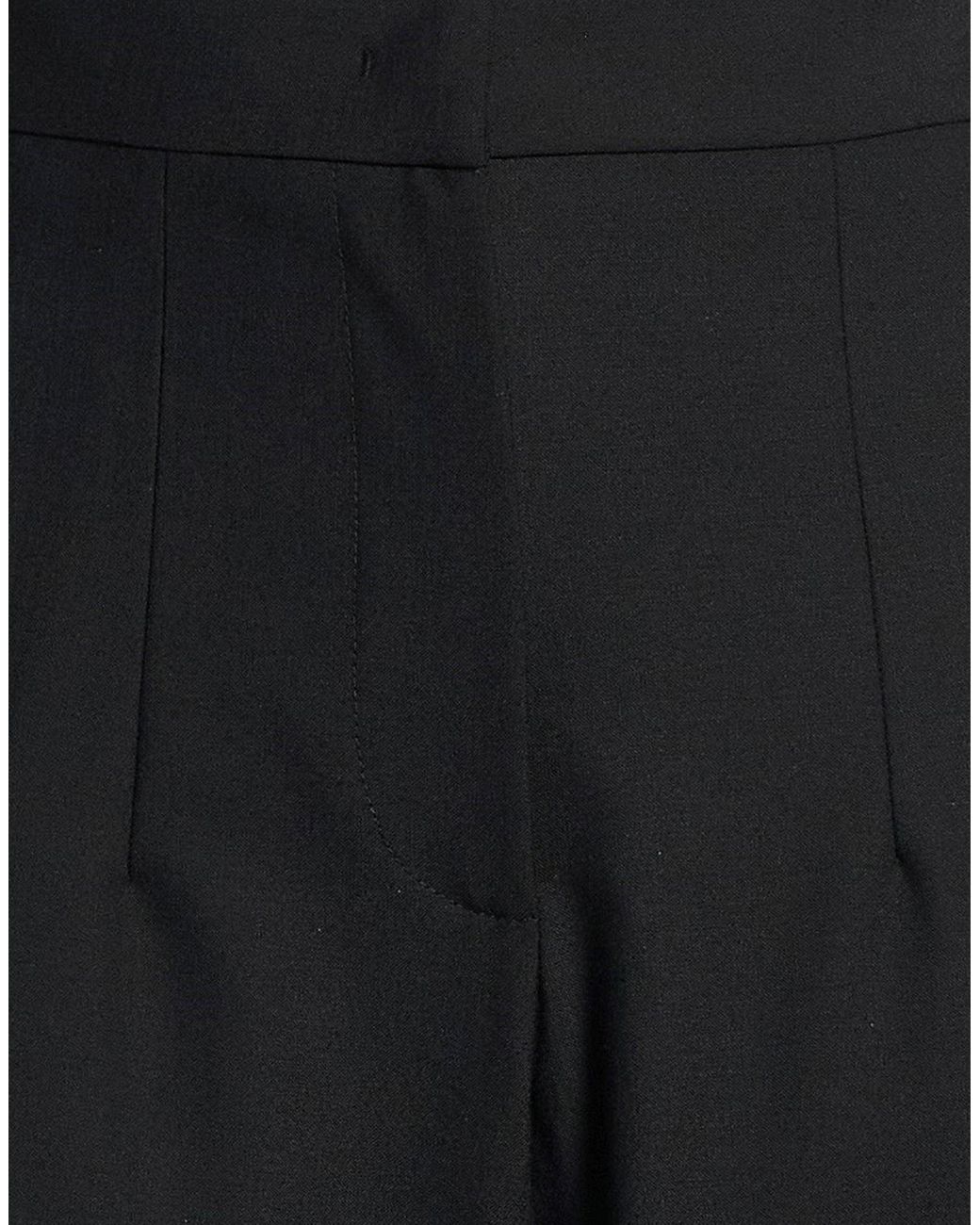 Ottod'Ame Black Pants Polyester, Virgin Wool, Elastane